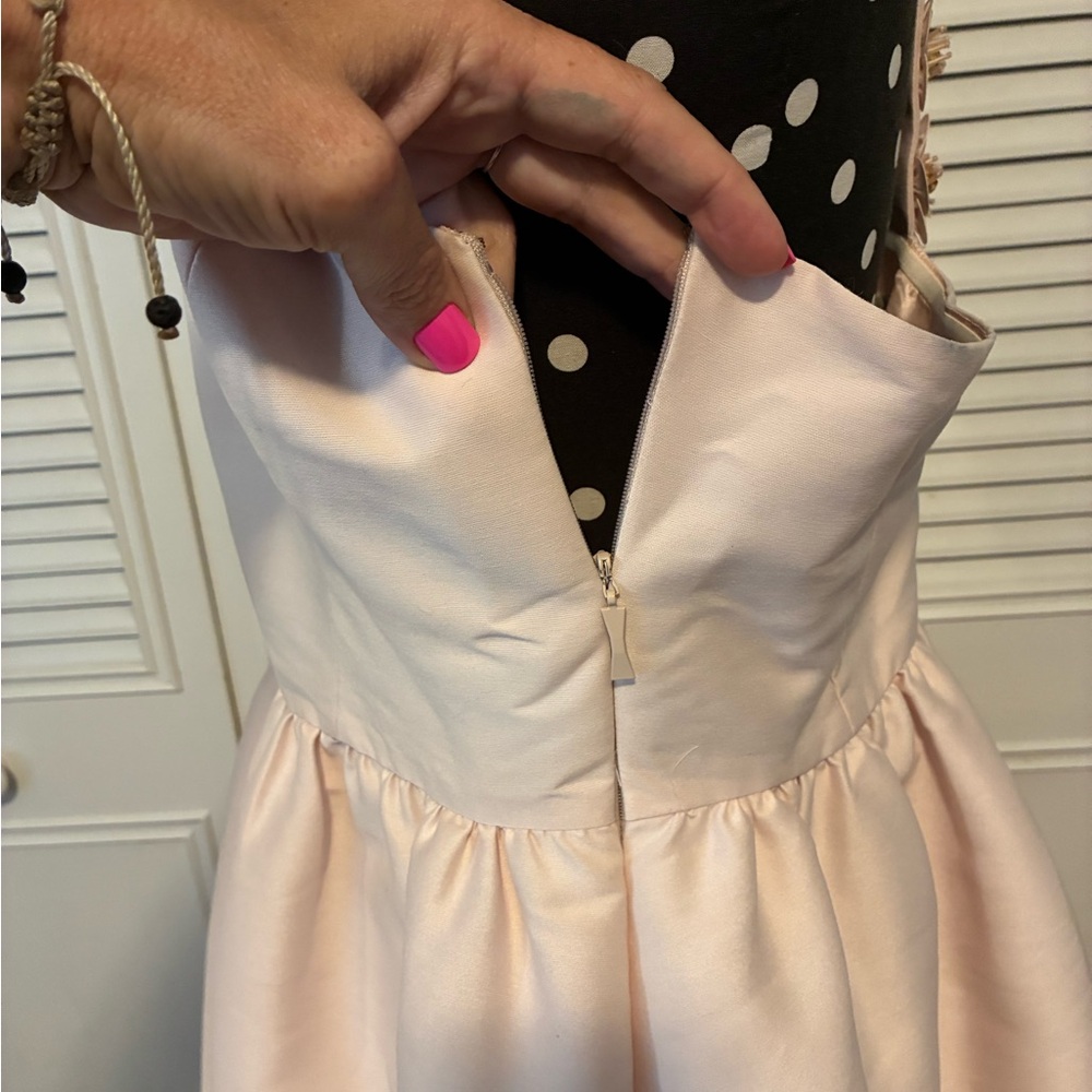Kate Spade Blush Pink Halter backless dress. Size 12 - Picture 9 of 14